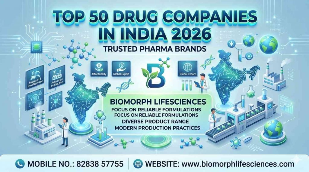 Top 50 Drug Companies in India 2026 – Trusted Pharma Brands - Biomorph ...