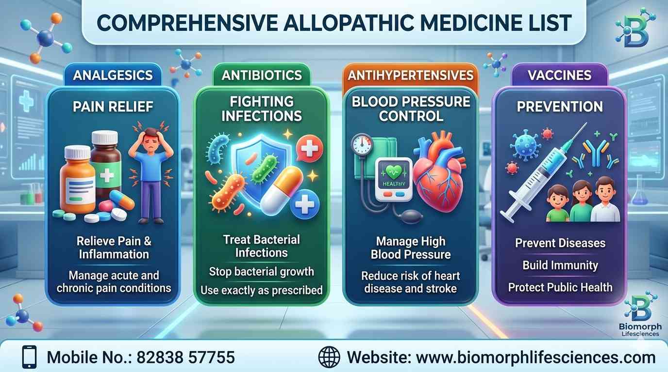 allopathic medicine list