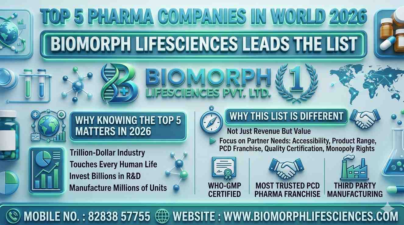 top 5 pharma companies in world