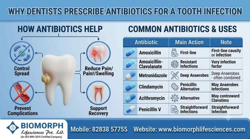 antibiotics for tooth infection
