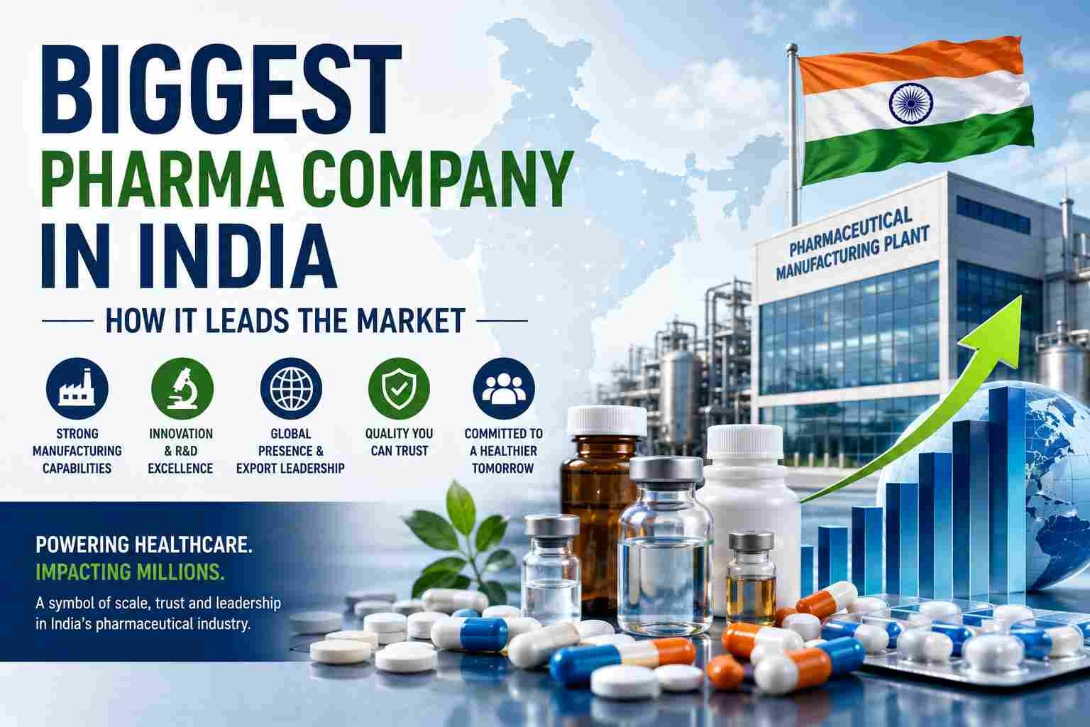 biggest pharma company in India biggest pharmaceutical company in India, largest pharma company in India,