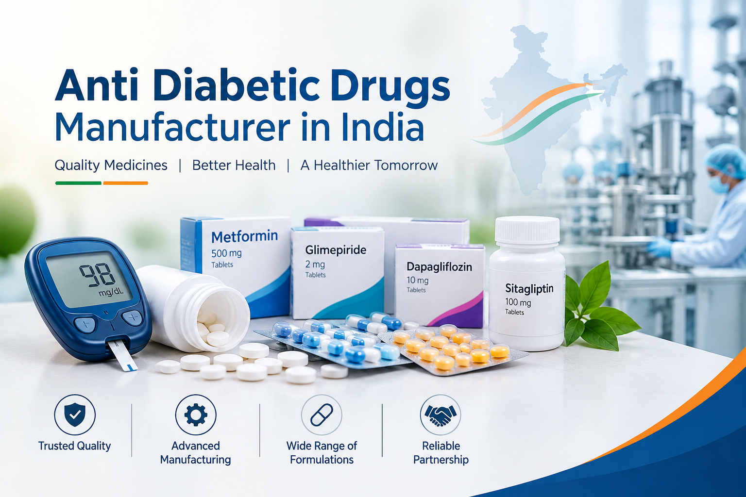 Anti Diabetic Drugs Manufacturer in India