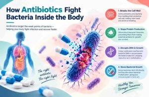 How Antibiotics Fight Bacteria Inside the Body 