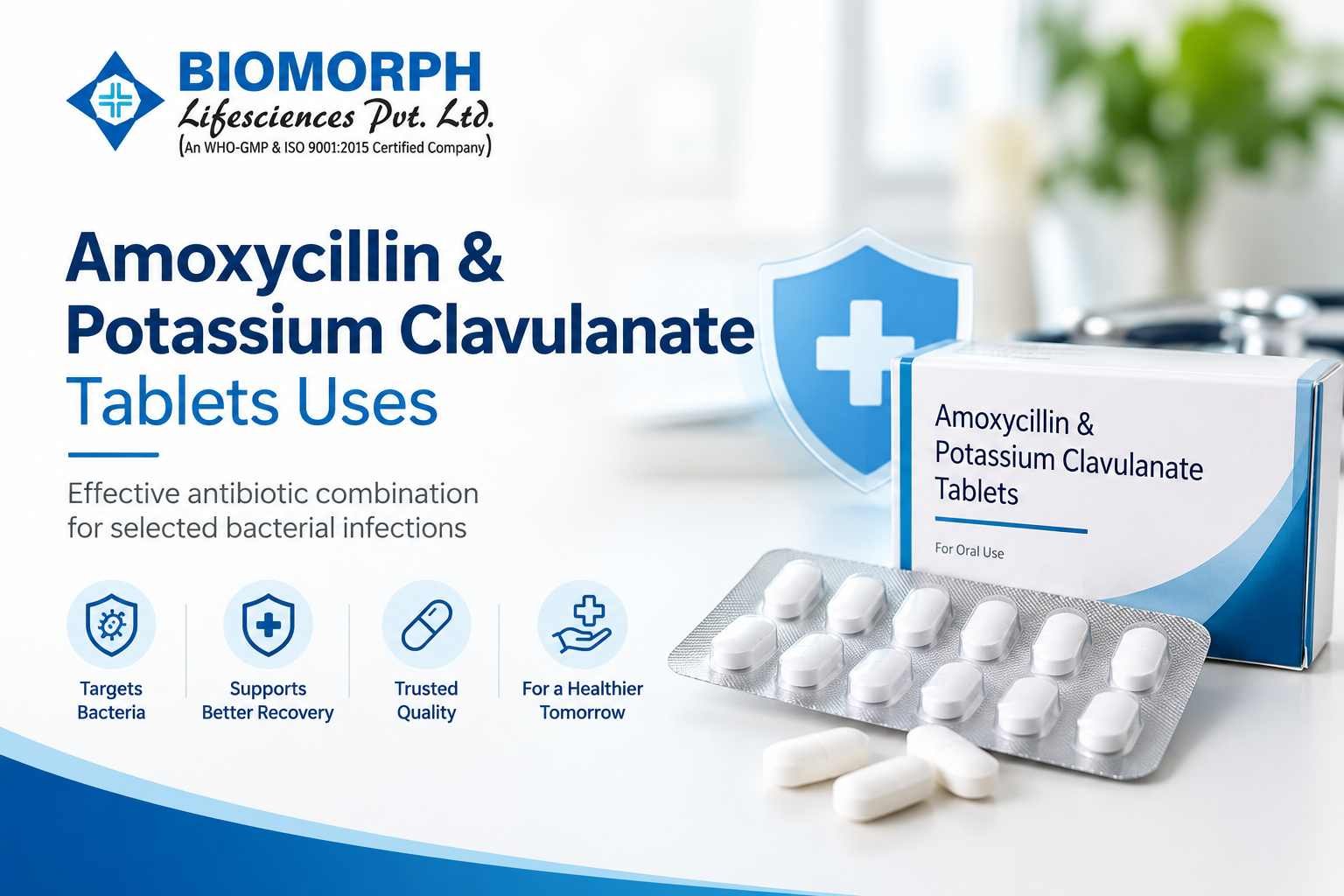 amoxycillin & potassium clavulanate tablets